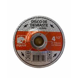 Discos De Desbaste Equus 4 1/2 Caja X 5 Unidades